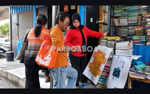 Pedagang Buku Bekas Medan Terpental di Zaman Digital