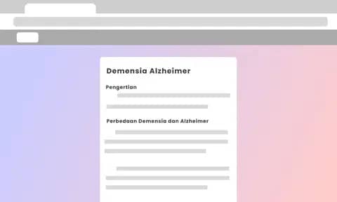 Memahami Perbedaan Demensia dan Alzheimer