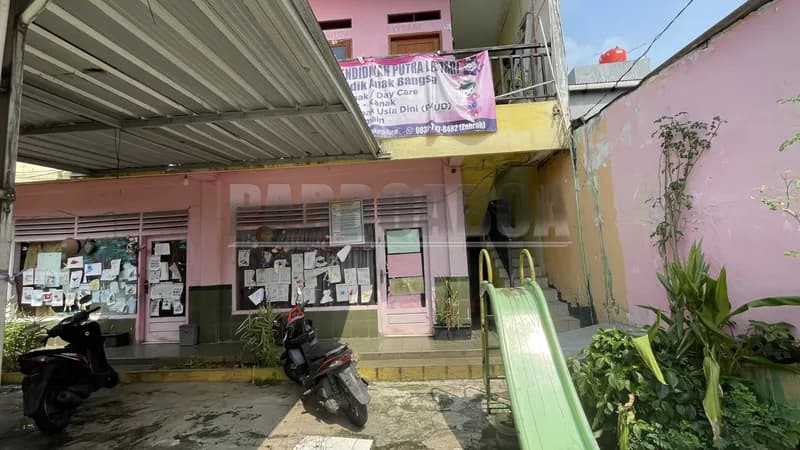 Kondisi daycare Putra Lestari yang tampak tak tertata (Foto: PARBOABOA/Defri Ngo)