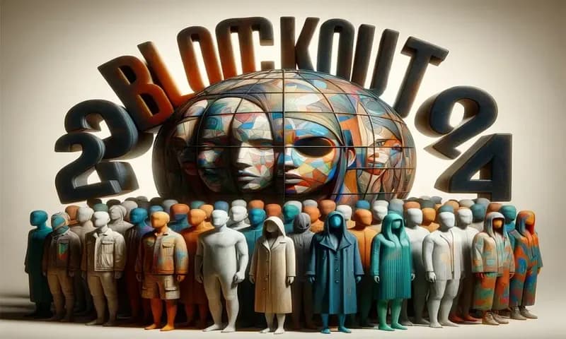 Ilustrasi gerakan Blockout 2024 terhadap jajaran artis dunia. (Foto: PARBOABOA/Fika)