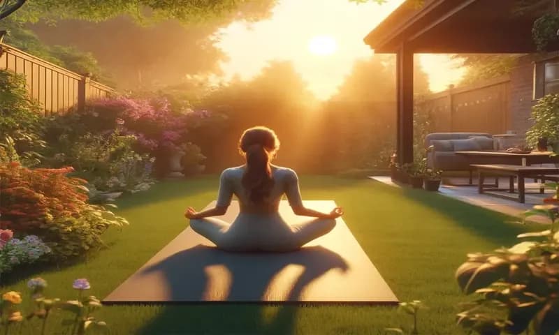 Ilustrasi menghabiskan waktu long weekend dengan bermeditasi. (Foto: PARBOABOA/Fika)