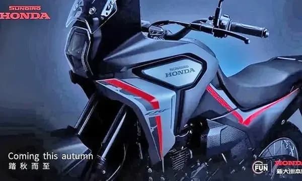Teaser Honda CRF190L yang diunggah Sundiro Honda China.