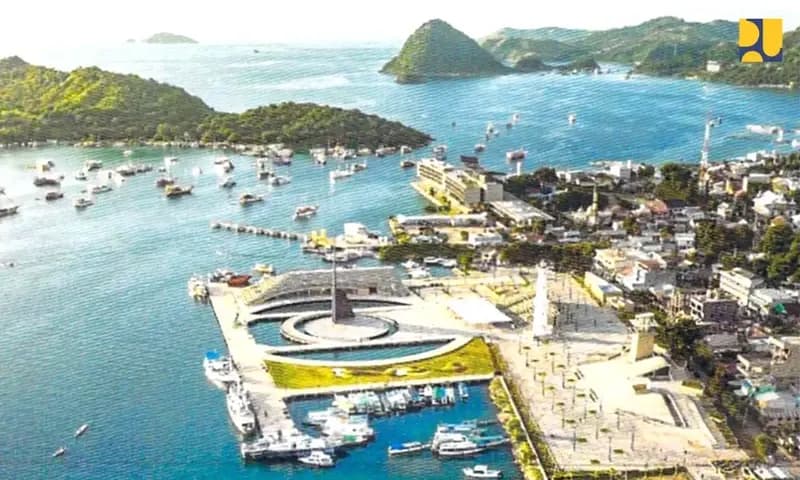 Wajah baru kawasan Labuan Bajo, area KTT ASEAN ke-42 yang akan digunakan pada 9-11 Mei 2023 (Foto: Dok. Kementerian PUPR)