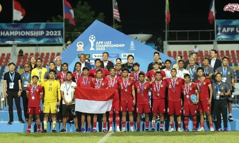Timnas Indonesia U-23 menjadi runner-up pada ajang Piala AFF U-23 2023. (Foto: Instagram/@pssi)