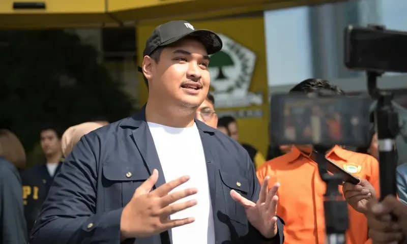 Menteri Pemuda dan Olahraga (Menpora), Dito Ariotedjo usai menghadiri HUT AMPI ke-45 di Kantor DPP Partai Golkar, Jakarta pada Rabu, 28 Juni 2023. (Foto: Kemenpora)