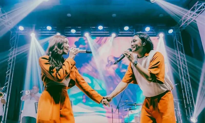 OOTD Couple Mahalini dan Rizky Febian (foto: instagram @mahaliniraharja)