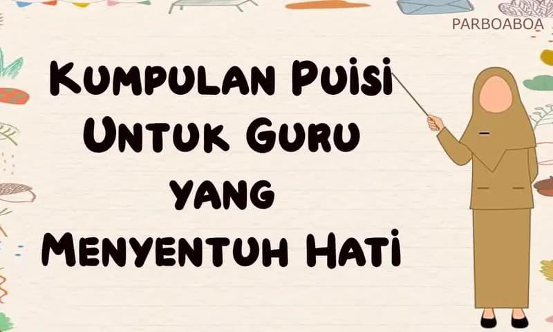 Kumpulan Puisi Untuk Guru (Foto: Parboaboa/EsterM)