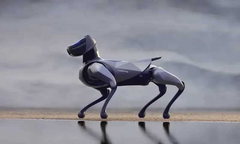 Robot anjing CyberDog 2 yang dilengkapi dengan 19 sensor presisi tinggi (Foto: Tek.id)