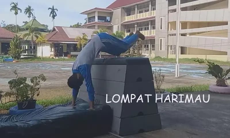Gerakan lompat harimau (Foto: Tangkapan layar kanal YouTube/@Garcia Guard)