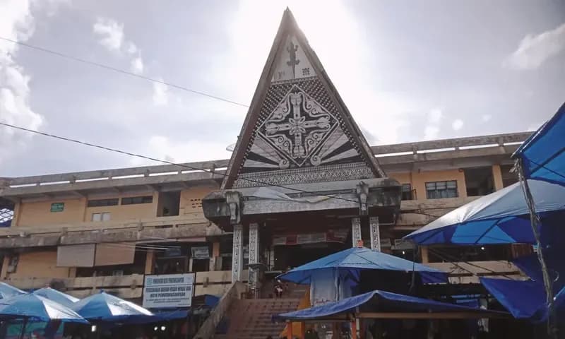 Pasar Horas Pematang Siantar (Foto: Parboaboa/Putra P. Purba)