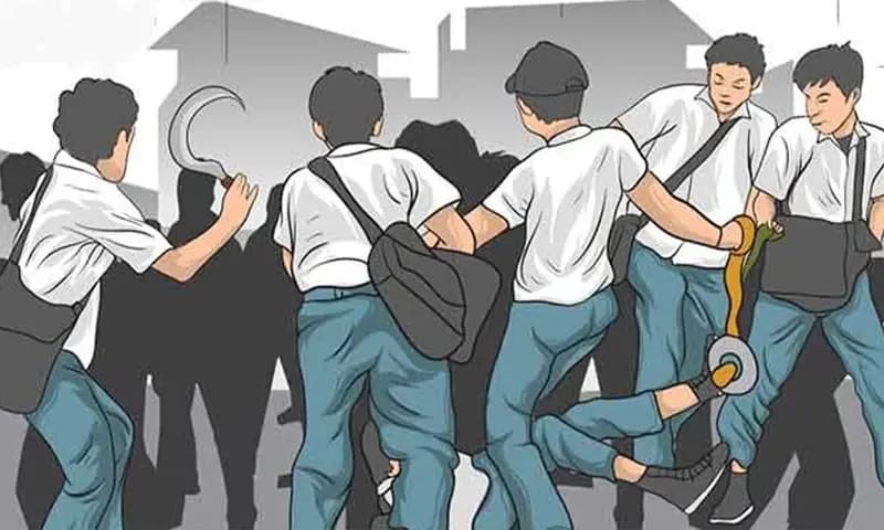 Ilustrasi tawuran yang kian marak terjadi di Kota Jakarta (Foto: fahum.umsu.ac.id)