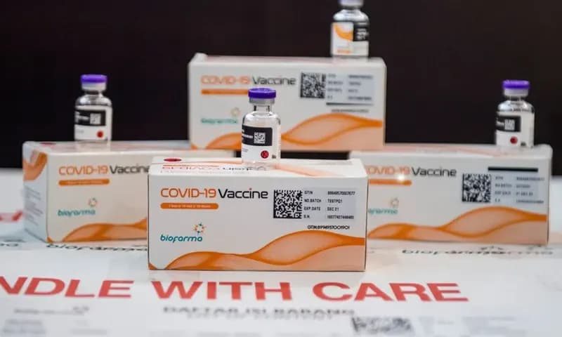 Paket vaksin Corona Virus Disease (Covid-19) Bio Farma (Foto: Antara/M Agung Rajasa)