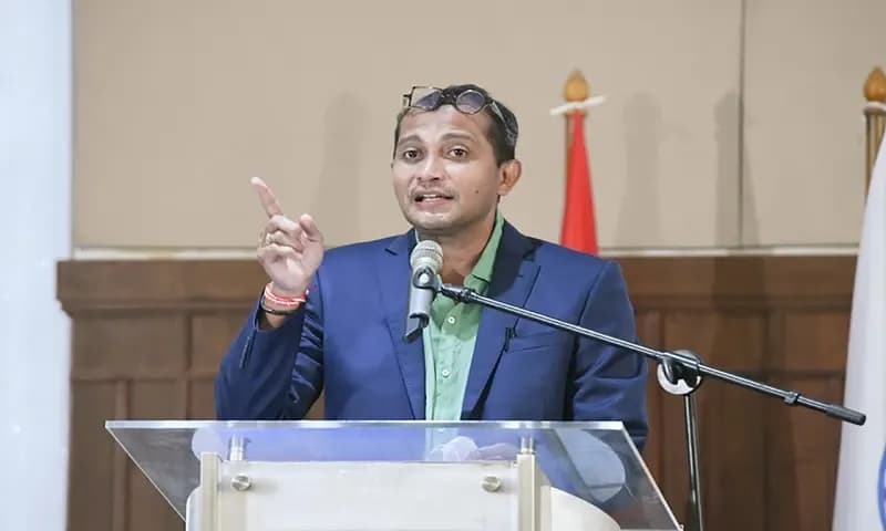 Wamenkumham, Edward Omar Sharif Hiariej. (Sumber Foto/Situs Kemenkumham)