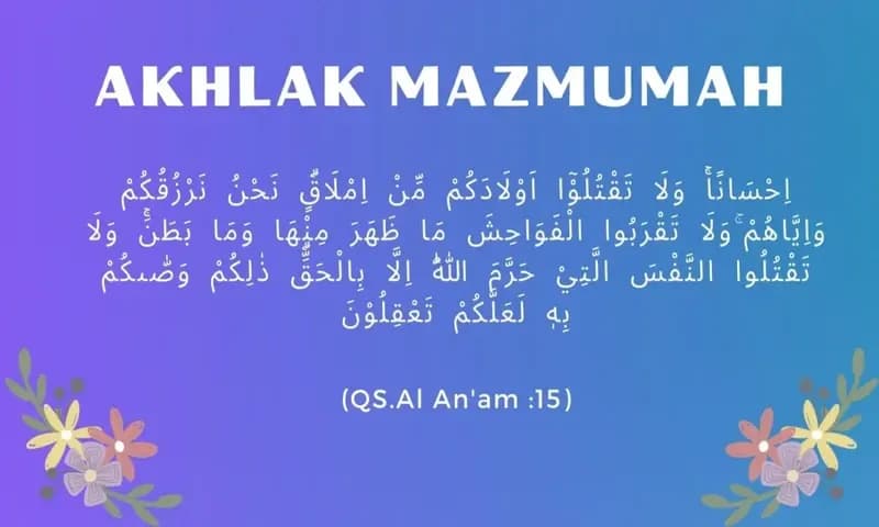 Akhlak Mazmumah (Foto: Parboaboa/Ratni)