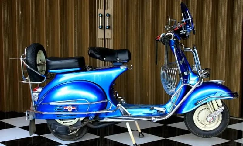 Modifikasi dan Aksesoris Vespa (Foto: gilamotor.com)