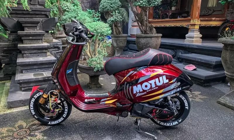 Jenis-jenis aliran modifikasi Vespa (Instagram/vita.scoot)
