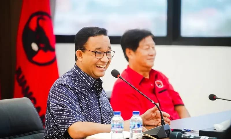 Anies Baswedan batal diusung PDIP. (Foto: X/@marlina_idha)