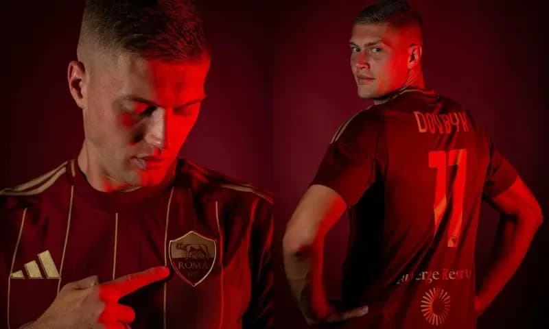 AS Roma semakin aktif di bursa transfer musim panas ini. Pada Jumat (3/8/2024) malam, klub Serie A ini secara resmi mengumumkan penandatanganan penyerang asal Ukraina, Artem Dovbyk, dari klub Spanyol, Girona. (Foto: Instagram/@officialasroma)