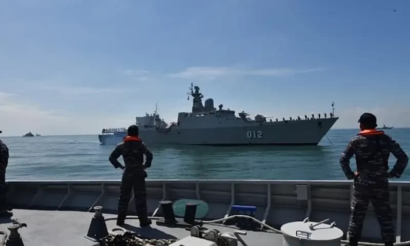 TNI AL menggelar latihan bersama AL Rusia dan AL dari negara-negara ASEAN. (dok Detik.com)