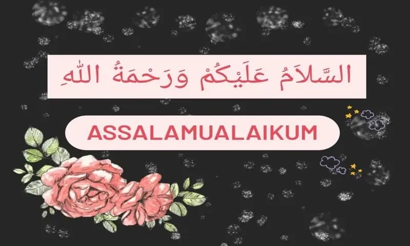 Tulisan Assalamualaikum (Foto: Parboaboa/Lamsari)