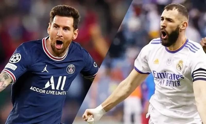 PSG akan bertemu Real Madrid di pertandingan pembuka 16 besar Liga Champions (Foto: Instagram/@psg dan @realmadrid)
