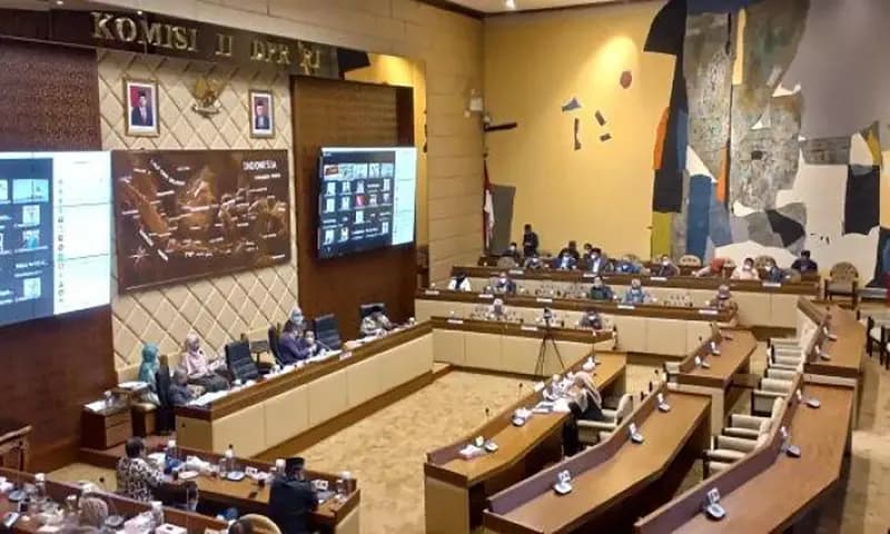 Ruang Rapat Komisi II DPR RI Kompleks Parlemen Senayan (dok istimewa)