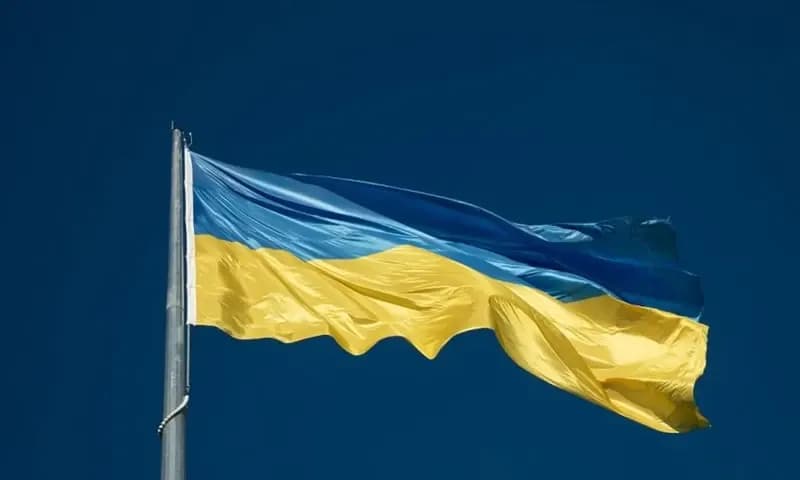 Ilustrasi bendera Ukraina (dok unsplash)