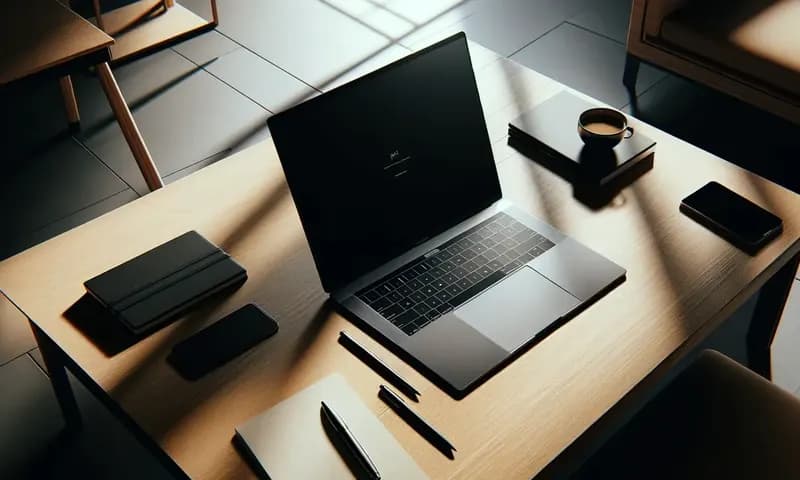 Ilustrasi cara mengatasi laptop black screen (Foto: PARBOABOA/Wanovy Hutapea)