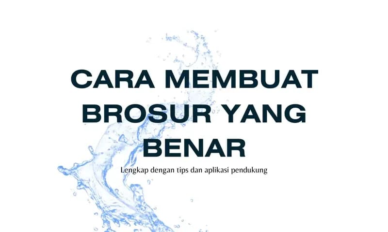 Cara Membuat Brosur (Foto:Parboaboa/Ester)
