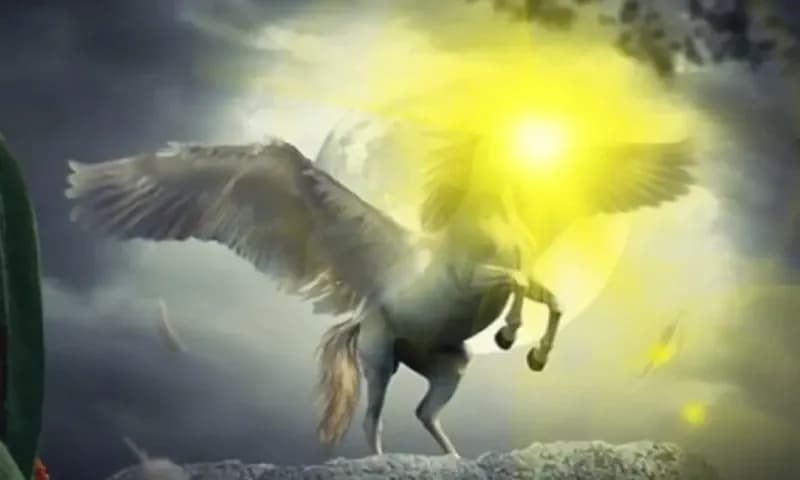 Ilustrasi buraq yang ditunggangi Rasulullah SAW saat peristiwa Isra Miraj (Foto: Tangkapan layar Youtube Tafakkur Fiddin)