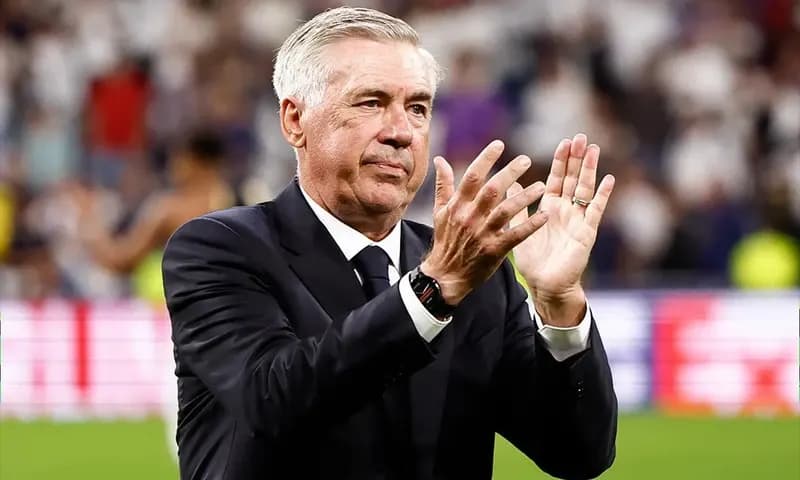 Pelatih Real Madrid, Carlo Ancelotti. (Foto: Instagram/@realmadrid)