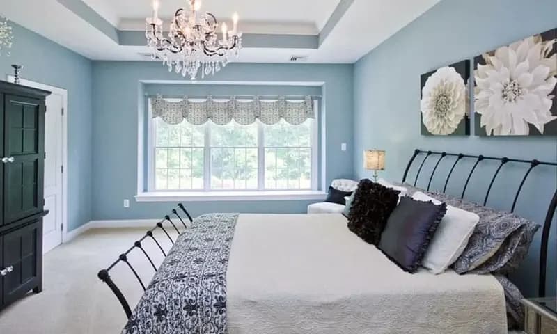 Warna cat kamar tidur yang menenangkan, foto: Pinterest