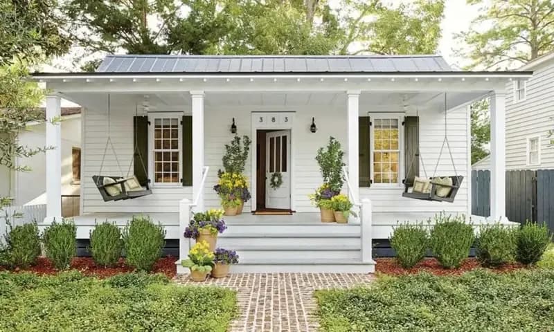 Ide warna cat teras rumah mewah, (Foto: marvelwood.ca)