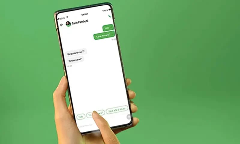 Ilustrasi chat di Gojek, foto: Gojek.com