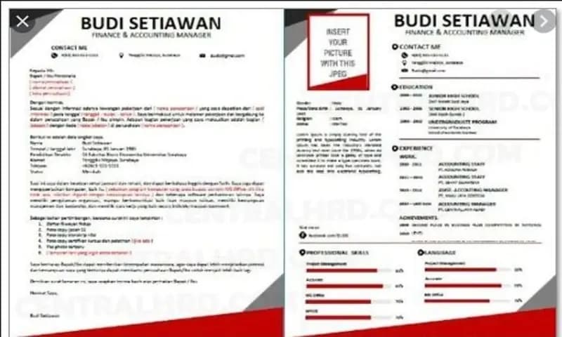 Contoh Portofolio Lamaran Pekerjaan (Dok:qoura.co.id)