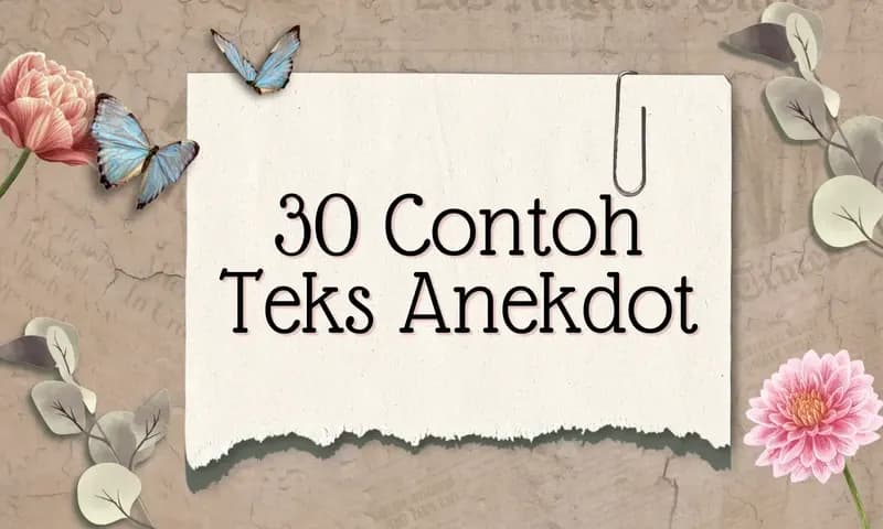 Contoh teks anekdot (Foto: Parboaboa/Halima)