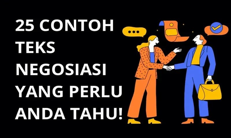Contoh Teks Negosiasi (Foto: Parboaboa/Nada)