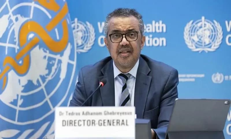 Direktur Jenderal Badan Kesehatan Dunia (World Health Organization/WHO) Tedros Adhanom Ghebreyesus (Salvatore Di Nolfi/Keystone via AP)