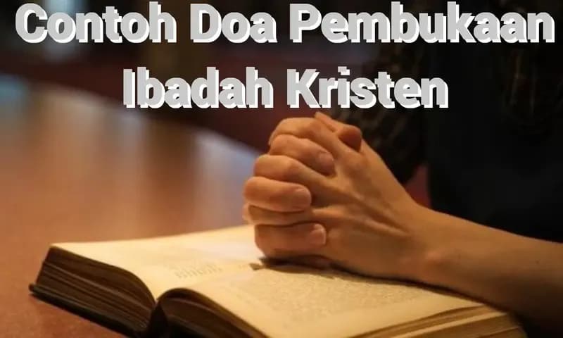 Contoh doa pembukaan ibadah Kristen Protestan (Foto: Parboaboa/Ester)