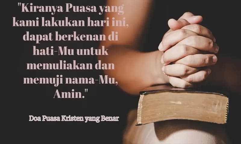 Doa puasa Kristen (Foto: Parboaboa/Ester)