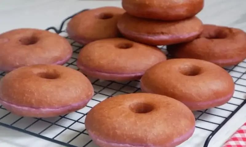Donat ubi ungu (Foto: Instagram/@lestari sahidin)