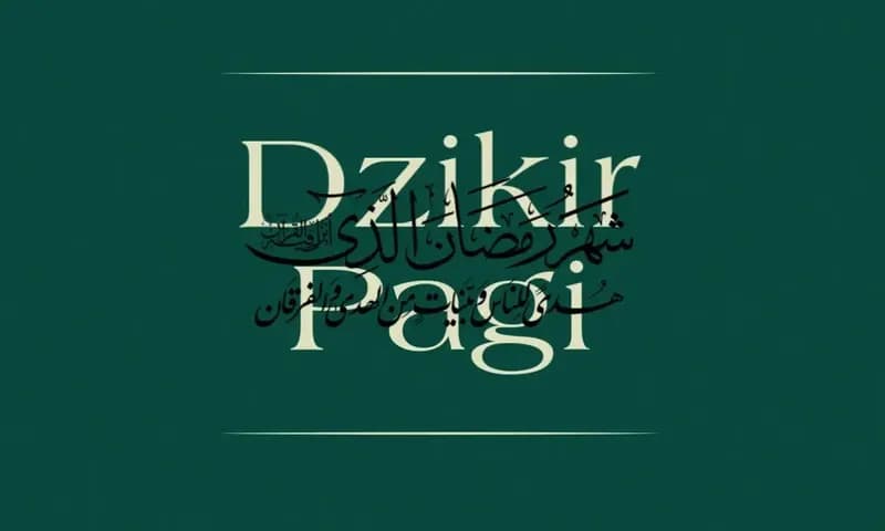Dzikir pagi petang (Foto: Parboaboa/Wulan)