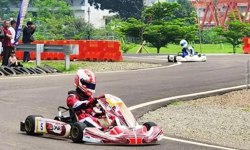 Electric Karting Race (EKR) 2023 di Sirkuit Electric Vehicle (EV) PUPR, Kantor Direktorat Bina Teknik Jalan dan Jembatan Bandung. (Foto: Instagram @kemenpupr)