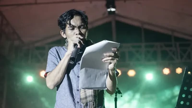 Maringan Manik, penyair di Pematangsiantar (Dok. Pribadi)