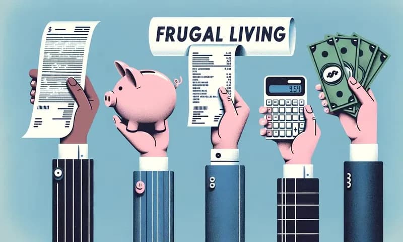 Ilustrasi gaya hidup frugal living (Foto: PARBOABOA/Norben Syukur)