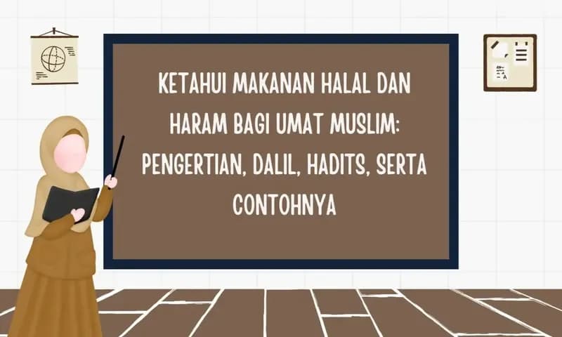 Gambar Makanan Halal dan Haram (Foto: Parboaboa/Winda)