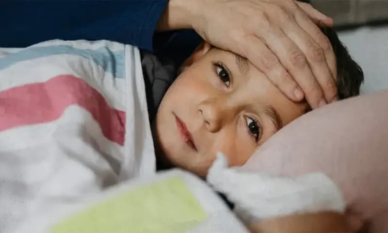 Illustrasi Anak Demam (Foto:Tokopedia)