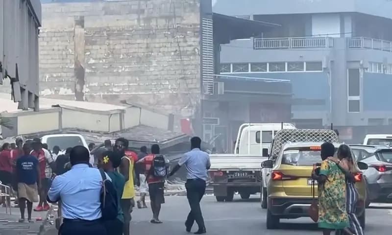 Diguncang Magnitudo 7,4, Vanuatu dilaporkan alami kerusakan parah. (Foto: Facebook/China Xinhua)