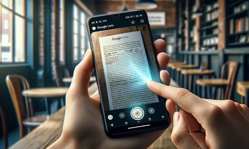 Ilustrasi Google Lens (Foto: PARBOABOA/Wanovy Hutapea)