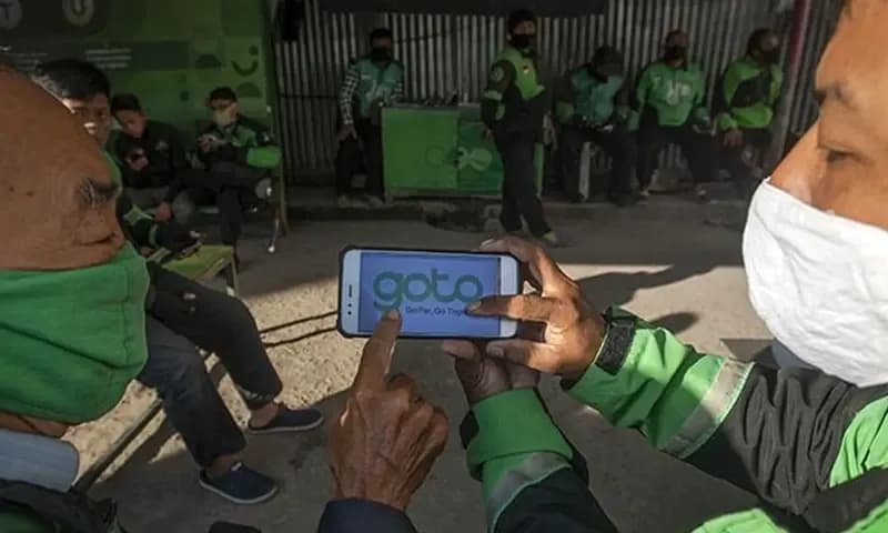 Aplikasi Gojek dan Tokopedia dengan nama GoTo